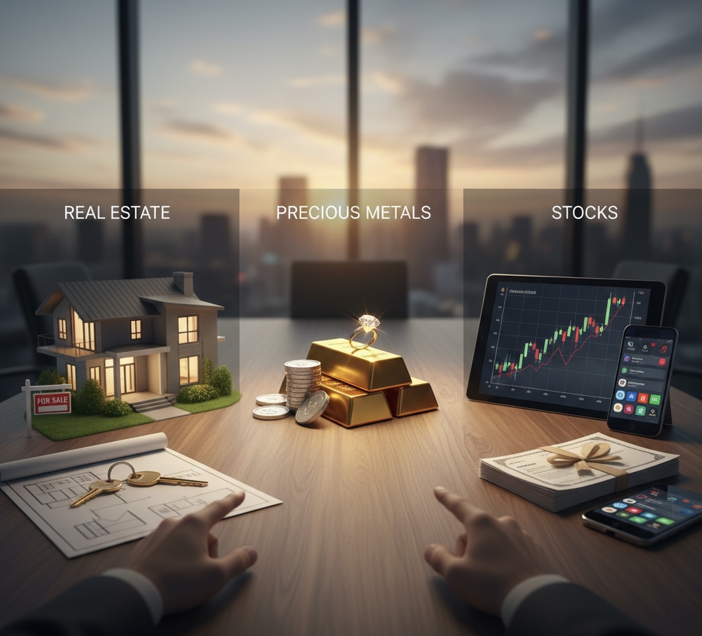 インフレに強い資産とは？不動産・株式・貴金属で考える資産防衛の考え方